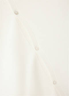 Knit cardigan with opening detail — White 7