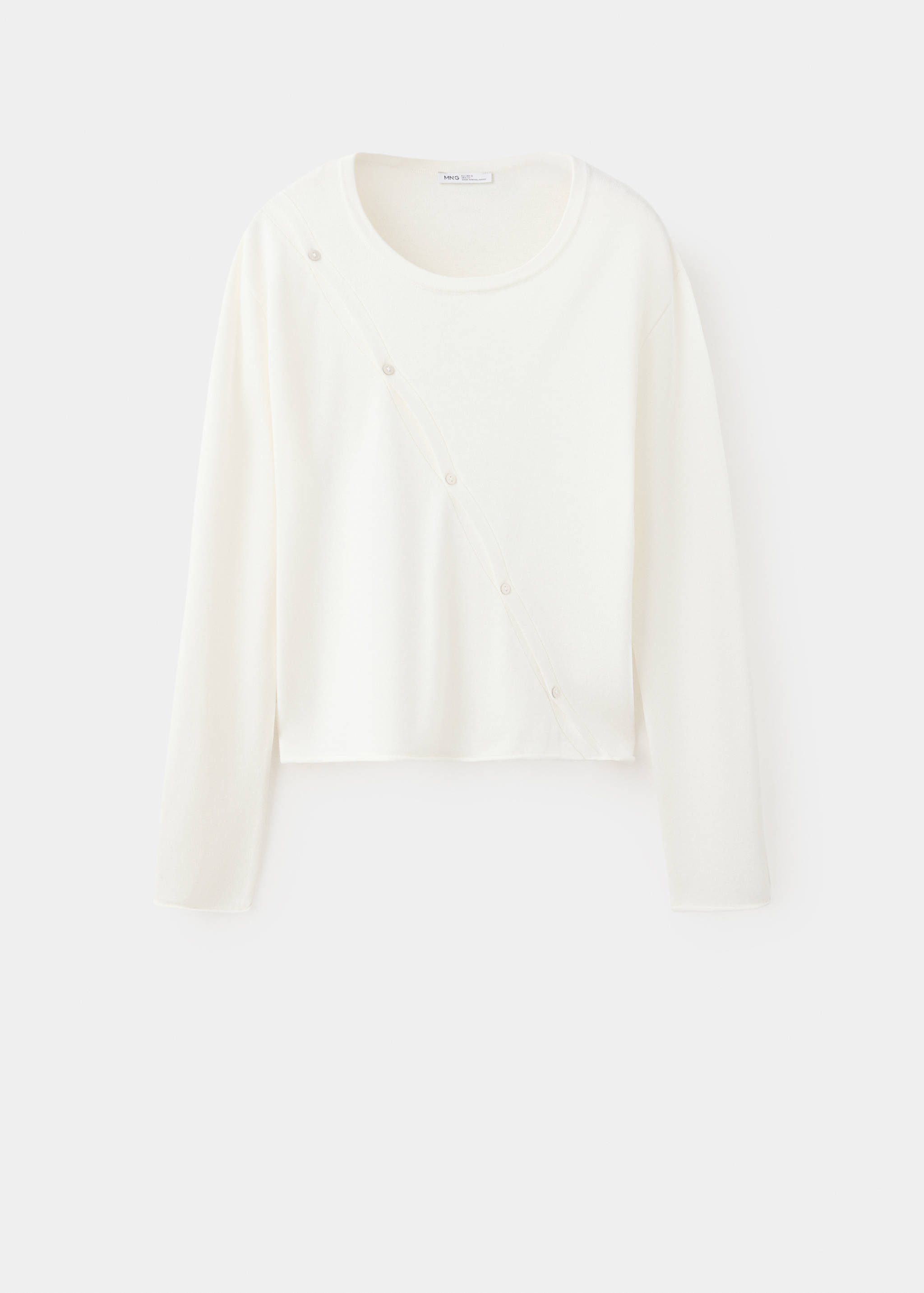 Knit cardigan with opening detail - Article without model
