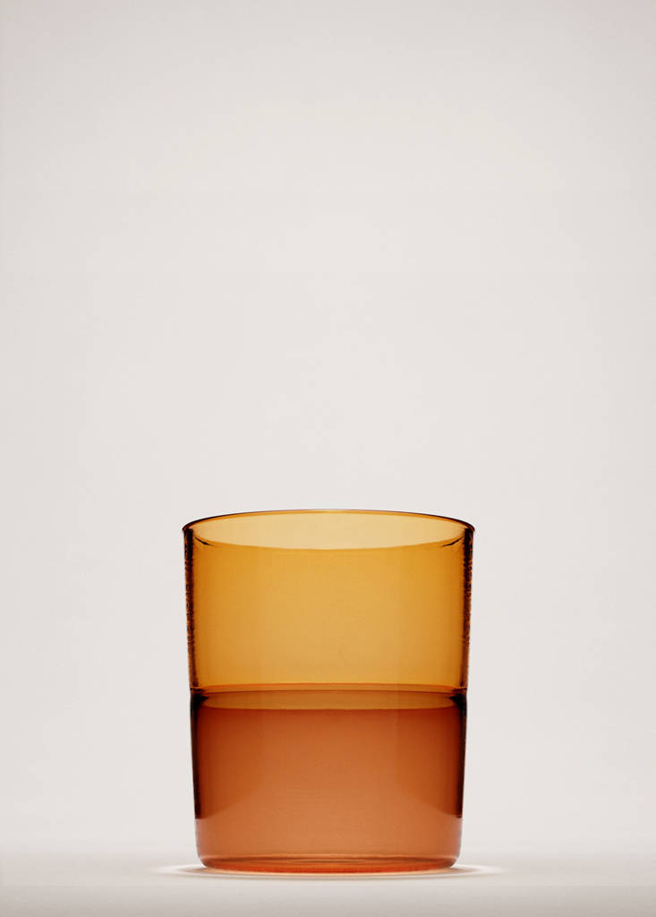 Two-tone borosilicate glass — Ochre