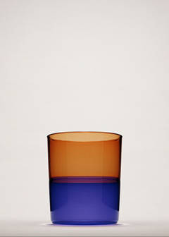 Two-tone borosilicate glass — Orange 1