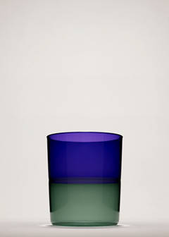 Two-tone borosilicate glass — Vibrant blue 1