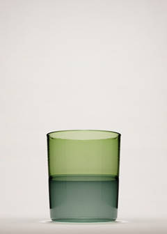 Two-tone borosilicate glass — Petrol Blue 1