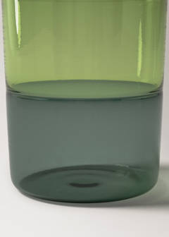 Two-tone borosilicate glass — Petrol Blue 3