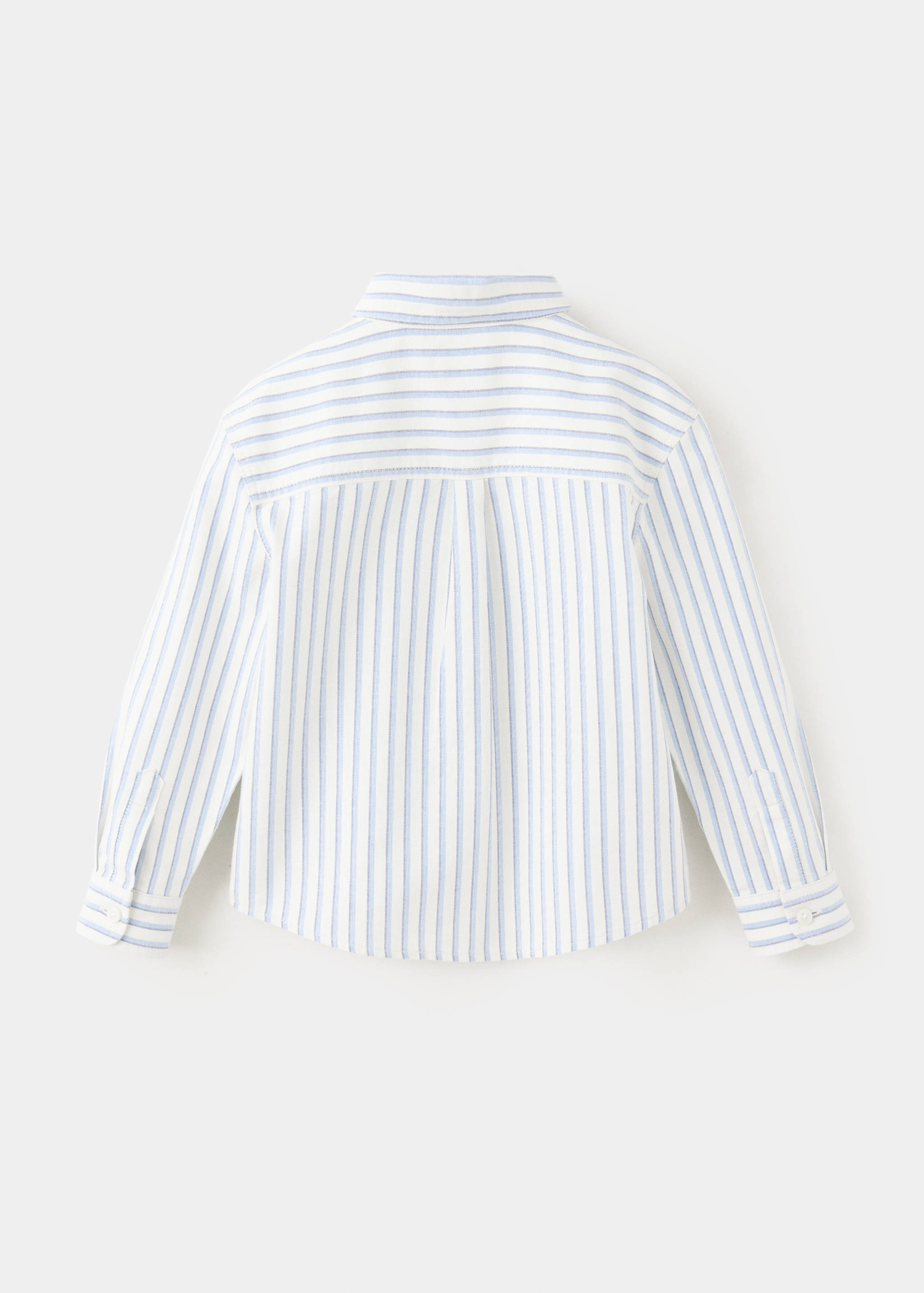 100% cotton striped shirt - Reverse of the article