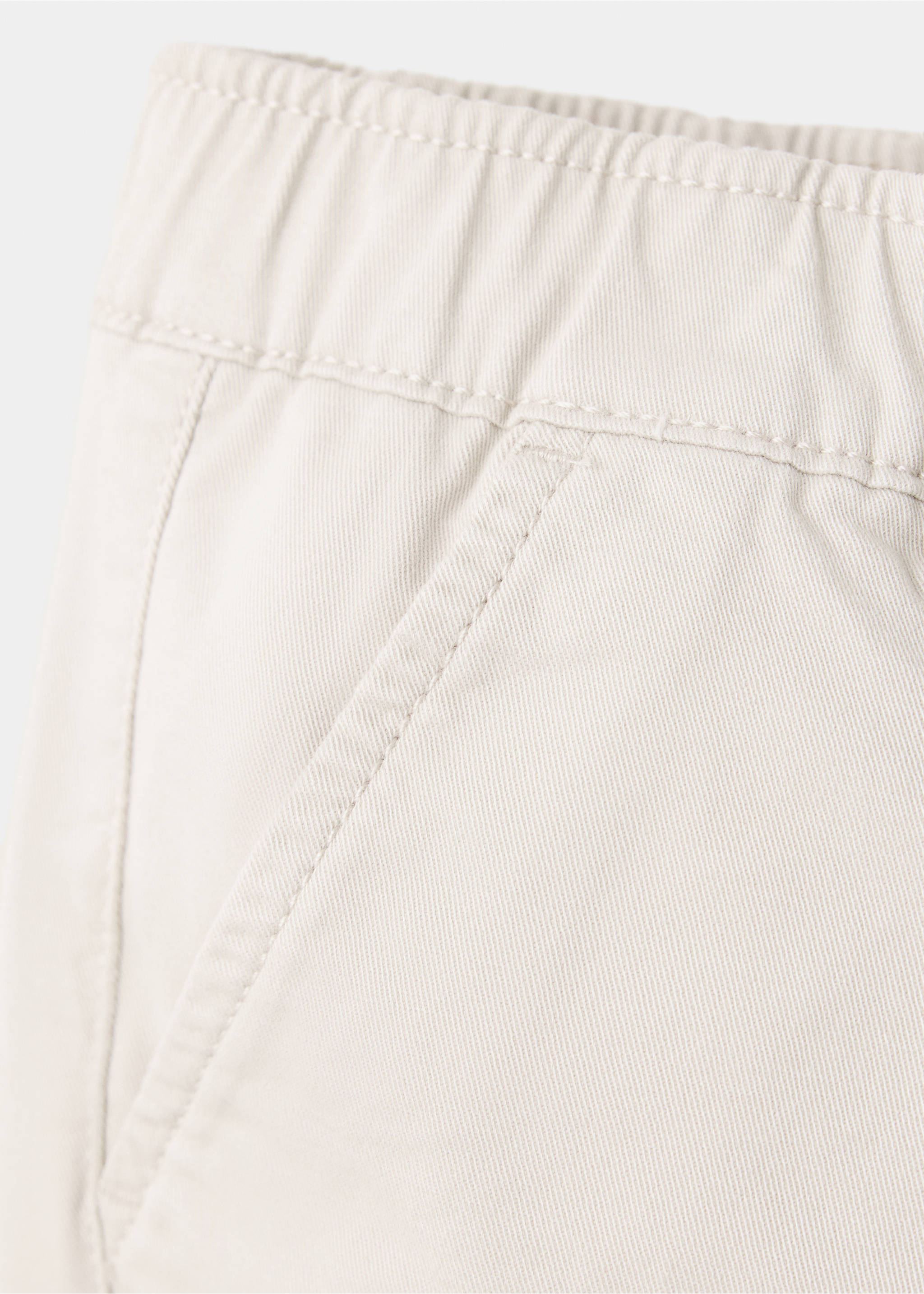 Cotton chinos - Details of the article 0, Ice Grey. Ref: 37043296-00.