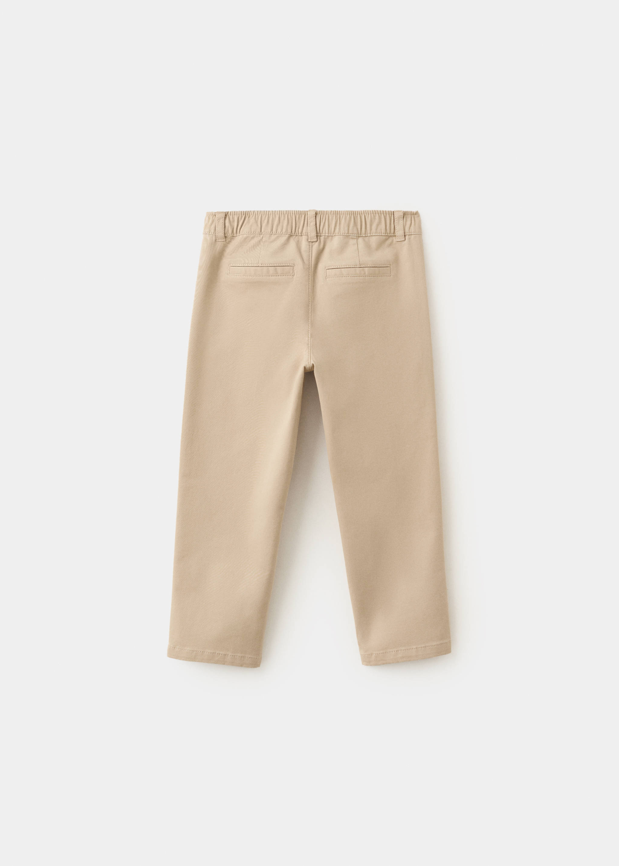 Cotton chinos - Reverse of the article