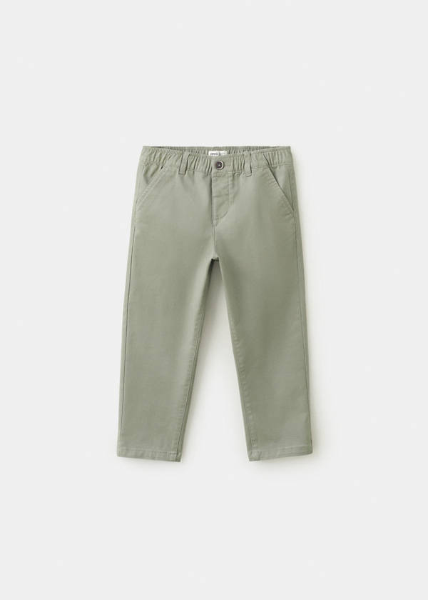 Cotton chinos — Khaki