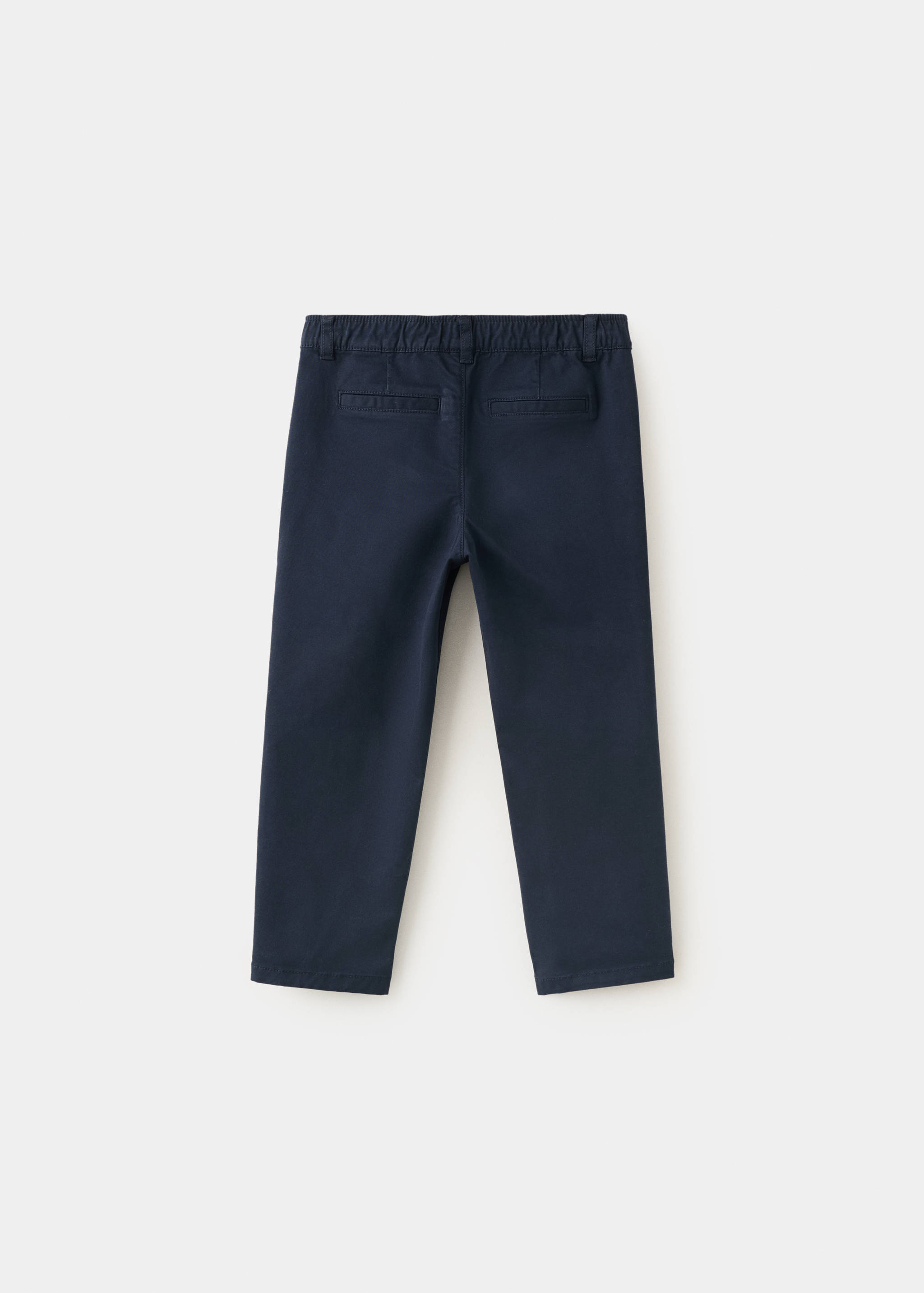 Cotton chinos - Reverse of the article