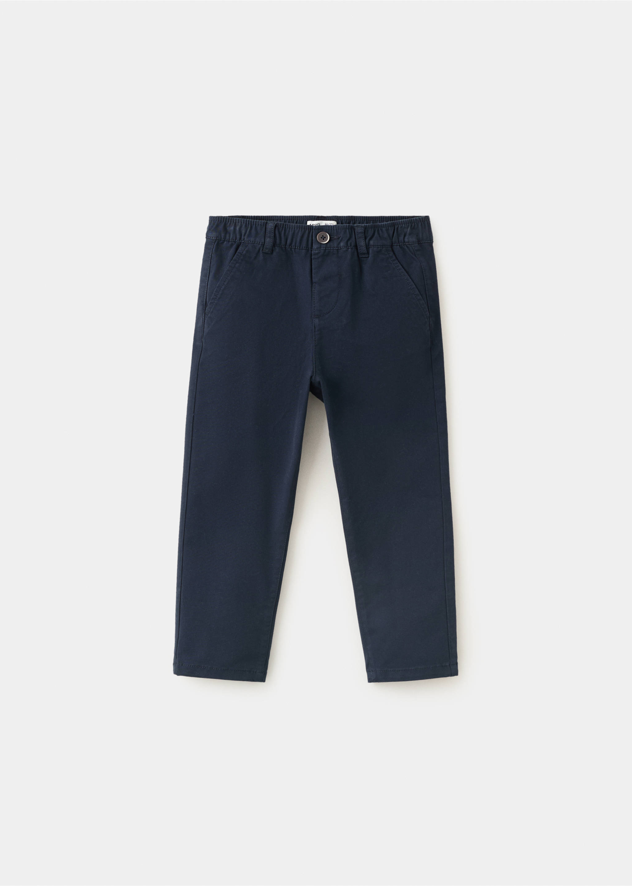 Calças chino algodão - Artigo sem modelo, Azul-marinho. Ref: 37043296-00.