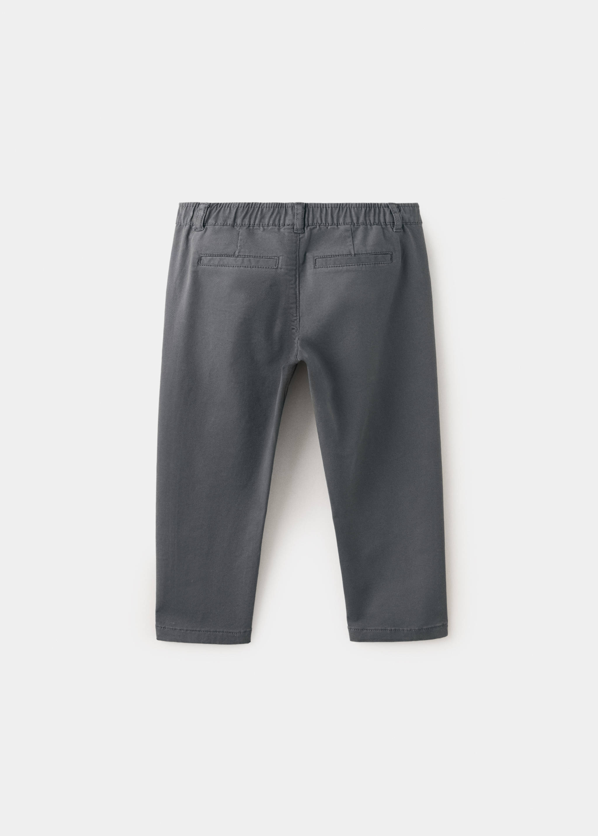 Cotton chinos - Reverse of the article