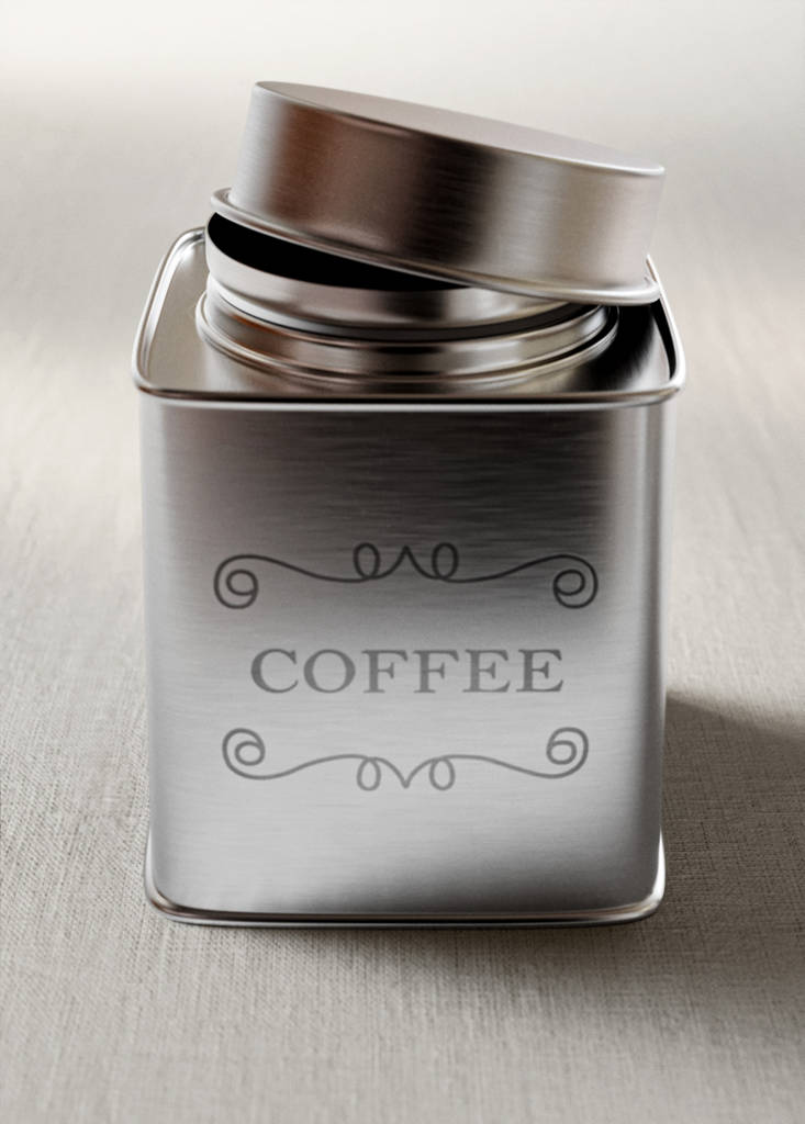 Matte stainless steel jar — Silver
