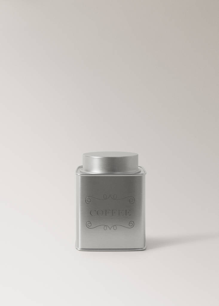 Matte stainless steel jar — Silver