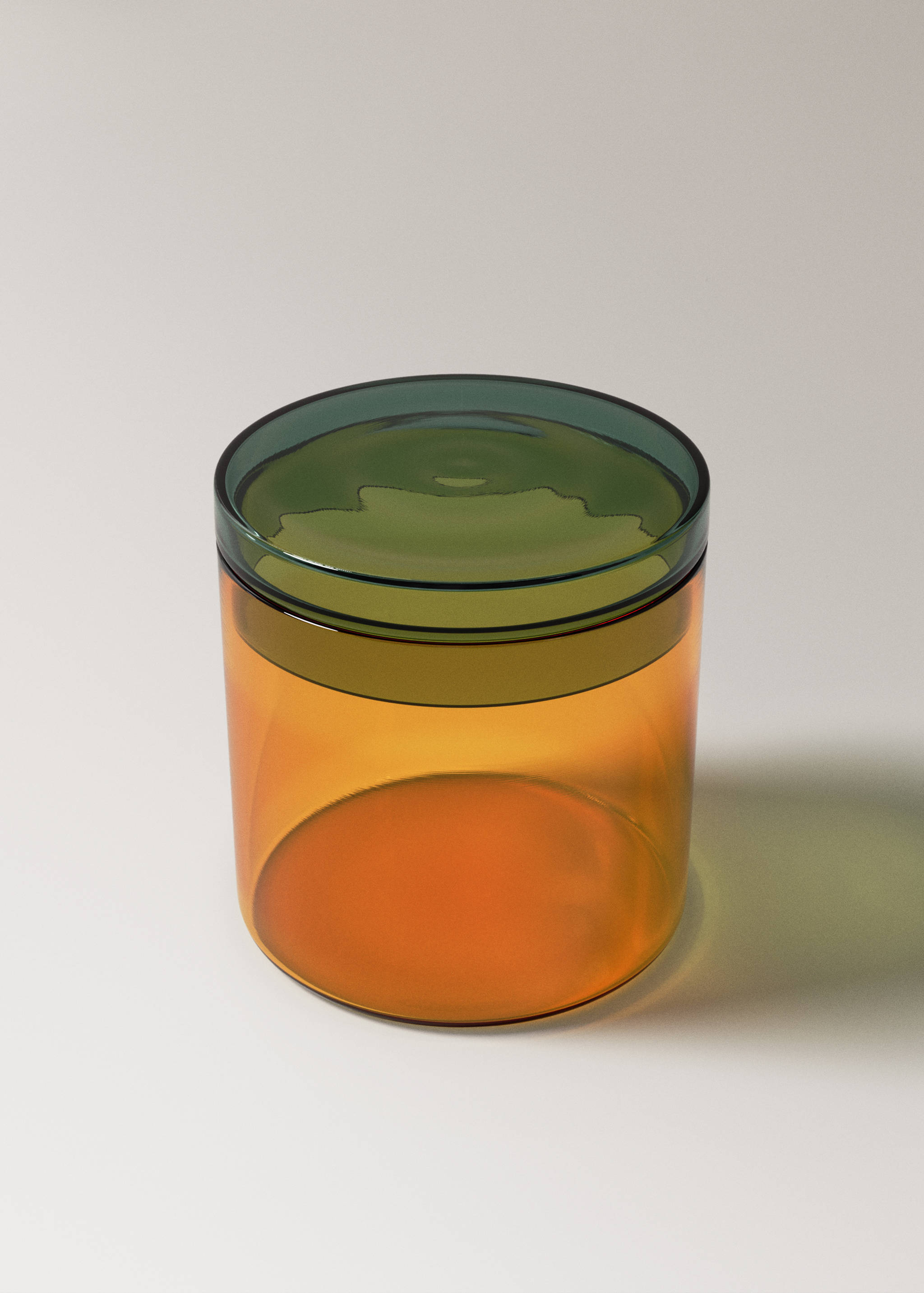 Two-tone glass jar - Details of the article 2