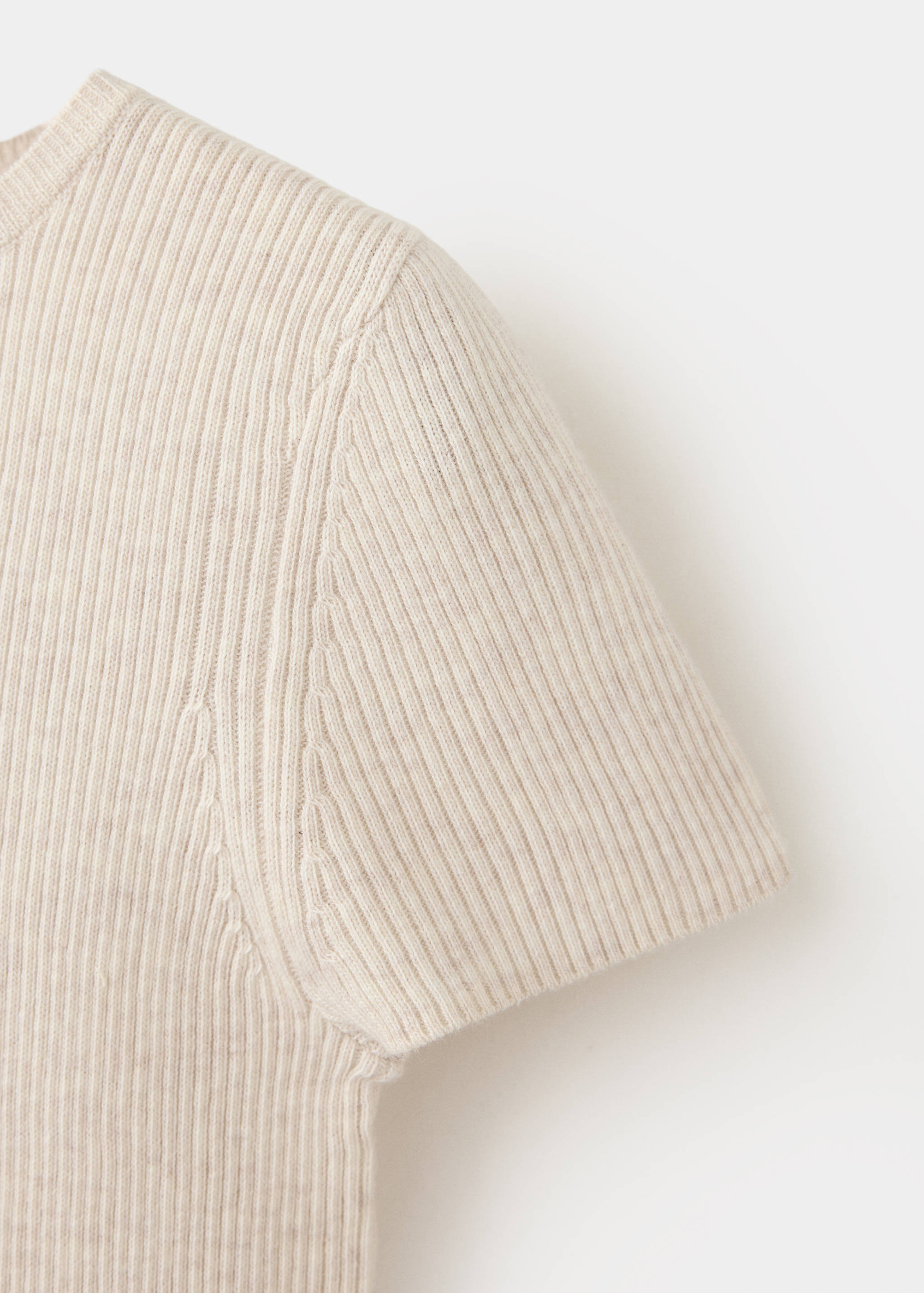 Ribbed knit top - Details of the article 0