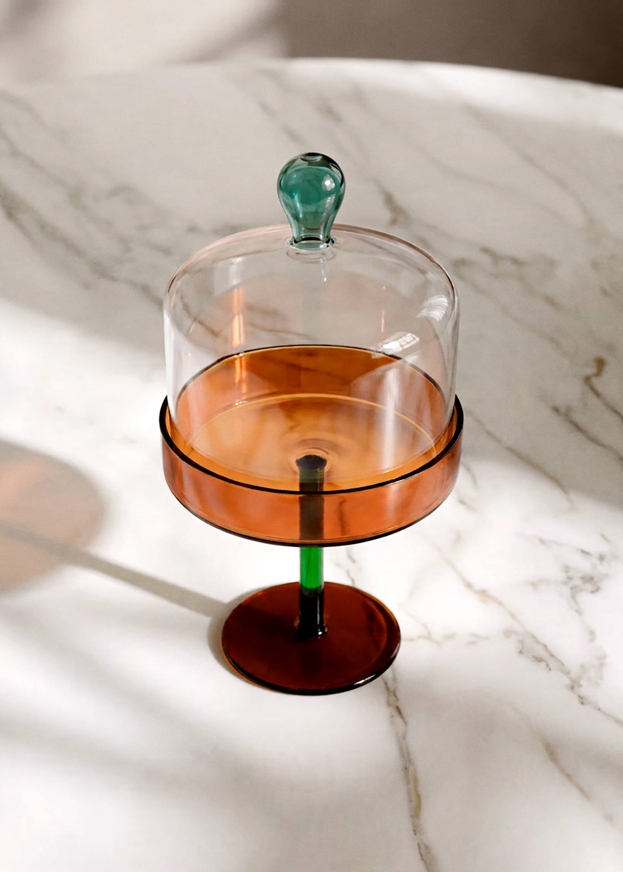 Two-tone borosilicate pie dish - General plane
