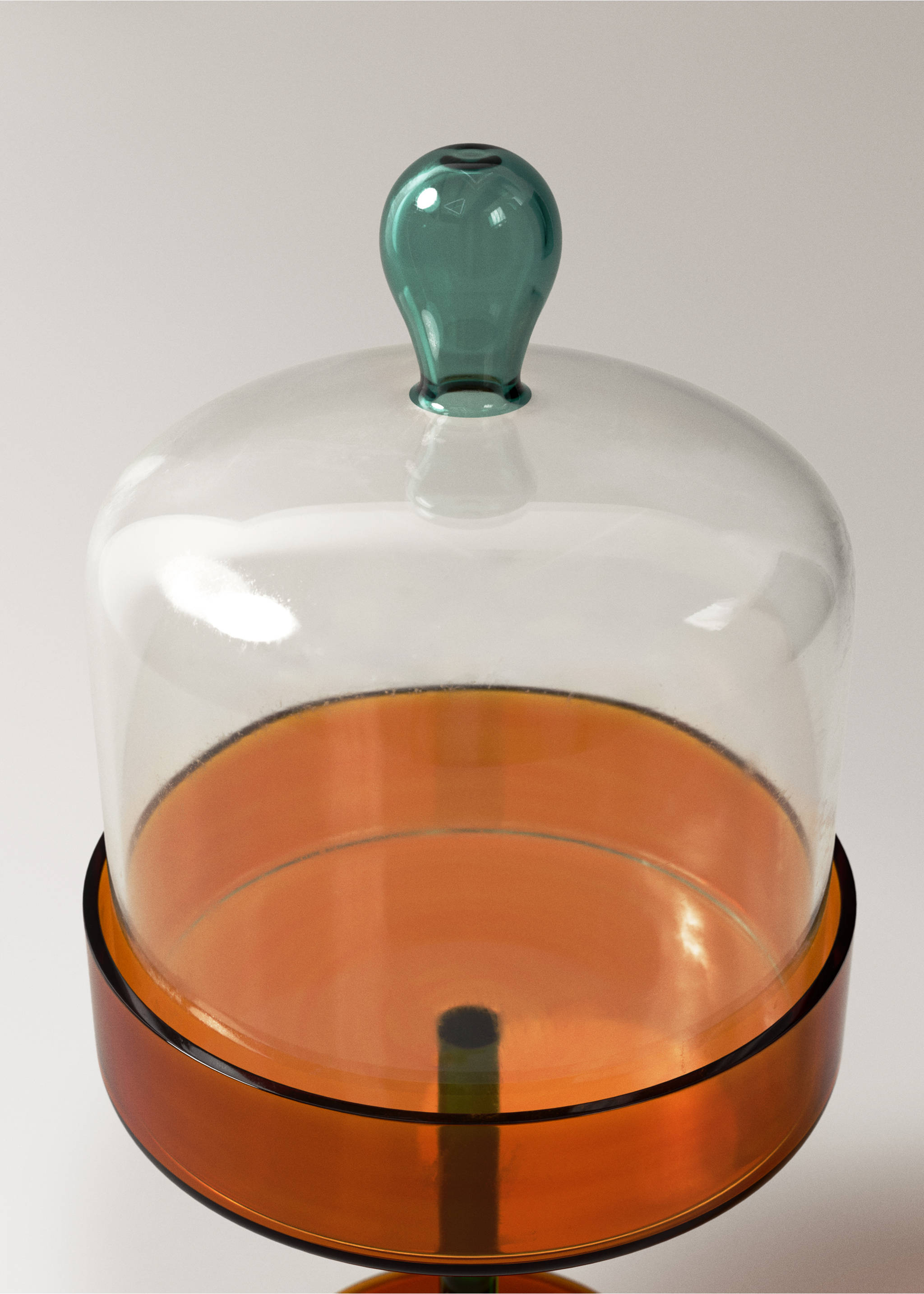 Two-tone borosilicate pie dish - Details of the article 2, Orange. Ref: 37043301-00.