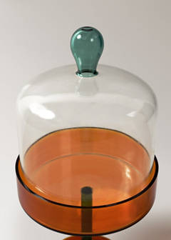 Two-tone borosilicate pie dish — Orange 3