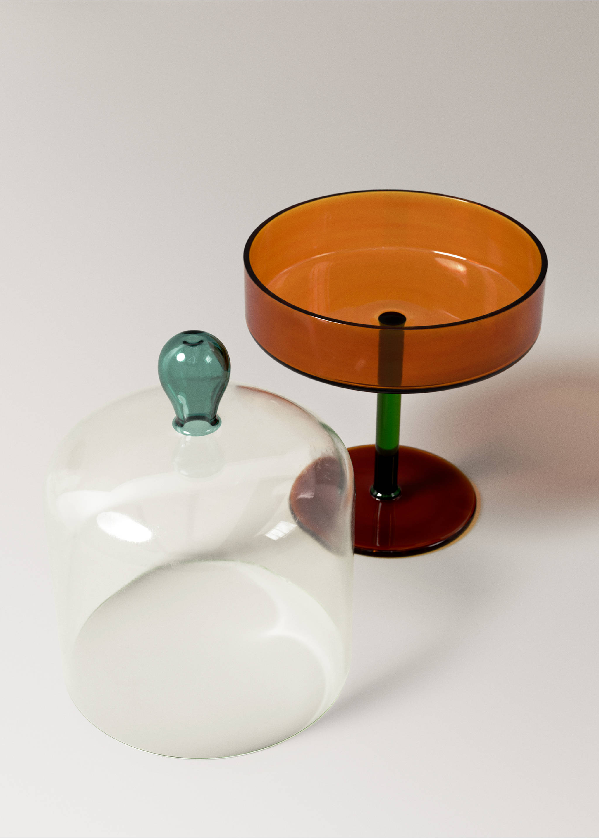 Two-tone borosilicate pie dish - Details of the article 3, Orange. Ref: 37043301-00.