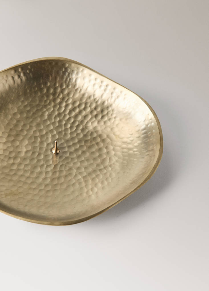 Metallic candleholder — Gold