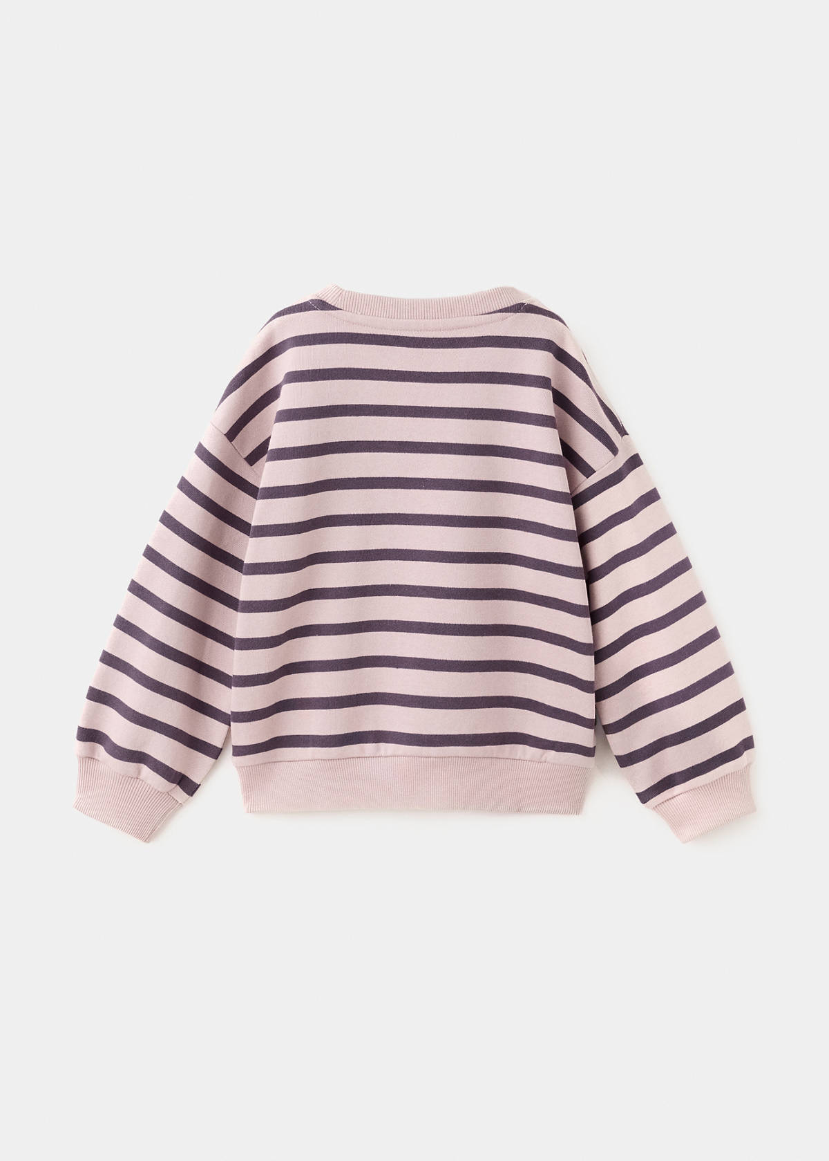 Striped print sweatshirt — Light/Pastel Purple
