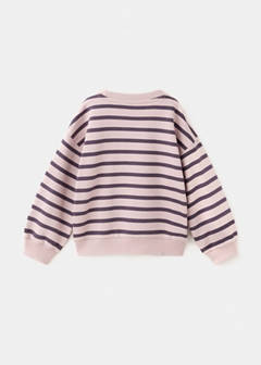 Striped print sweatshirt — Light/Pastel Purple 5