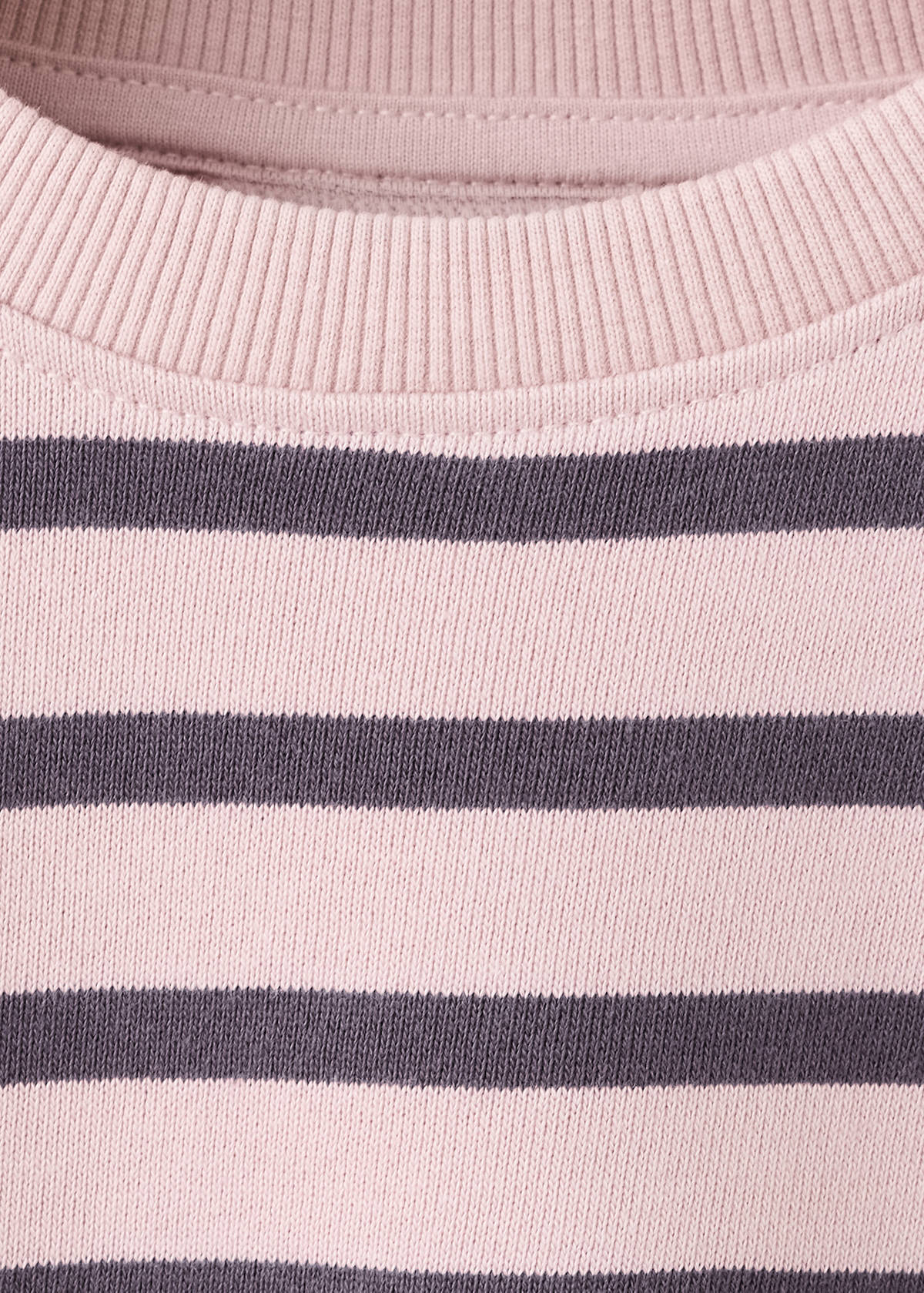 Striped print sweatshirt — Light/Pastel Purple