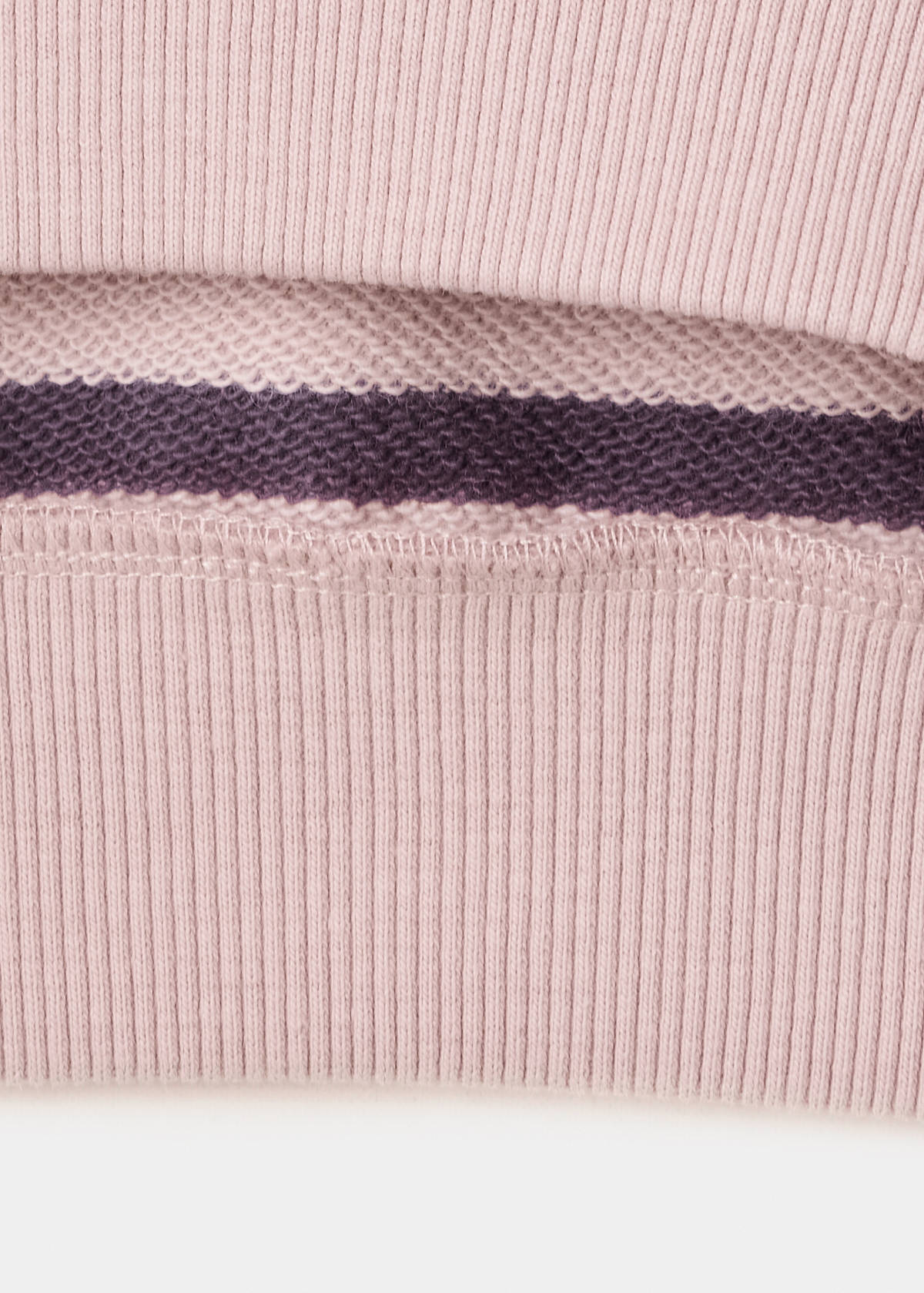 Striped print sweatshirt — Light/Pastel Purple