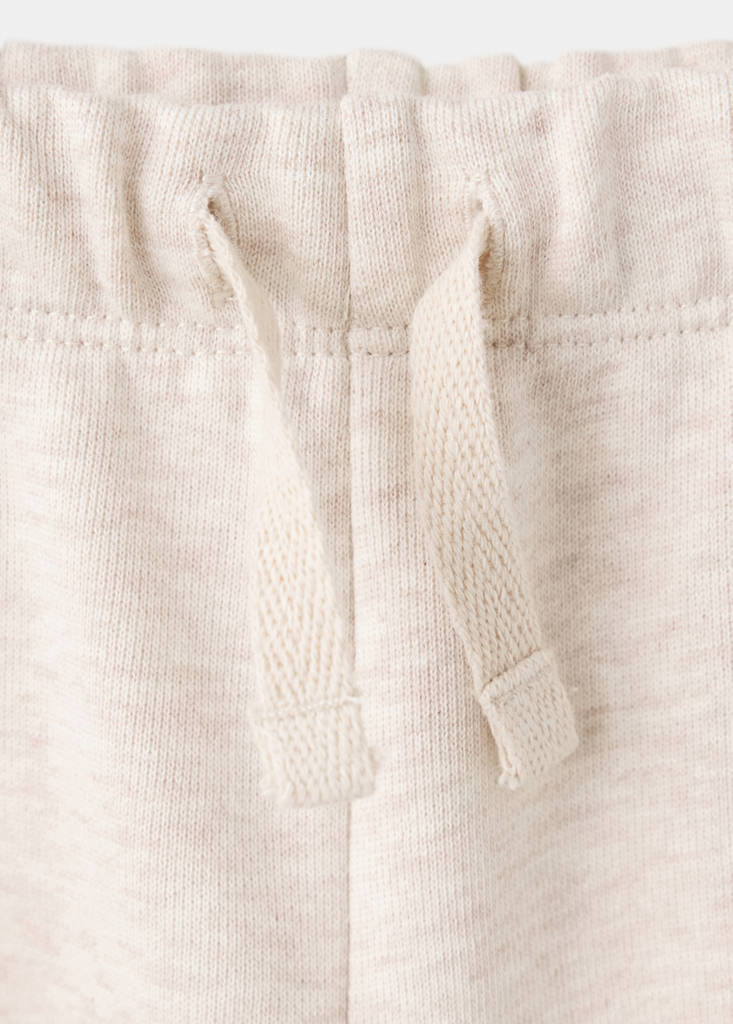 Jogger trousers with stitch detail — Sand