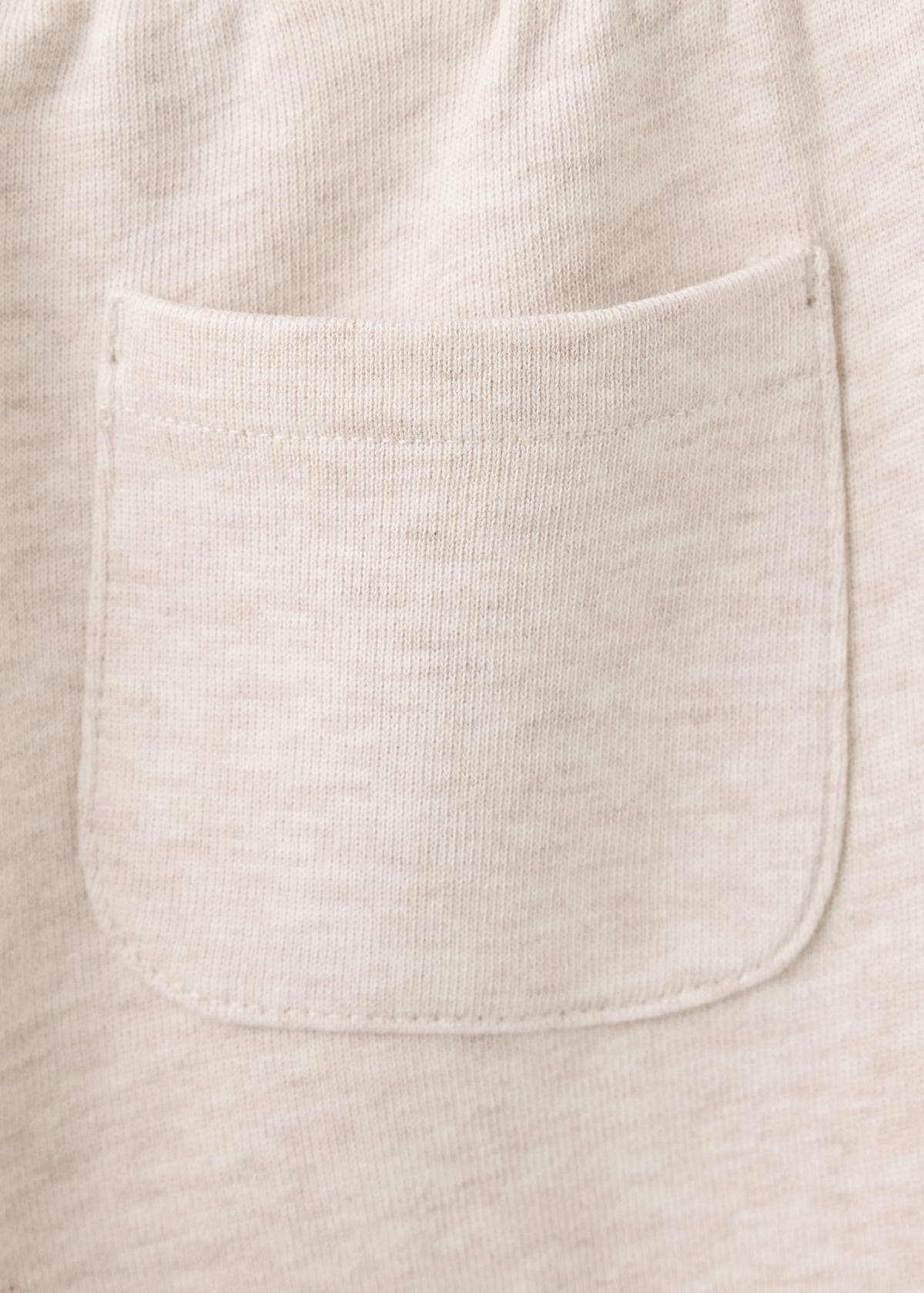Jogger trousers with stitch detail — Sand