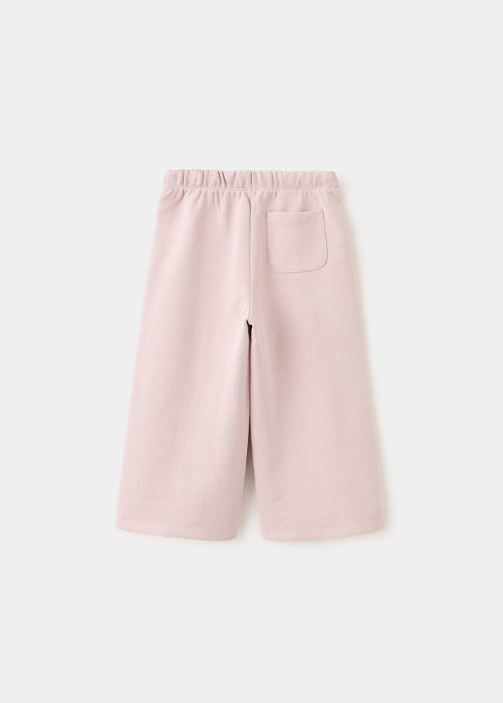 Jogger trousers with stitch detail — Pink