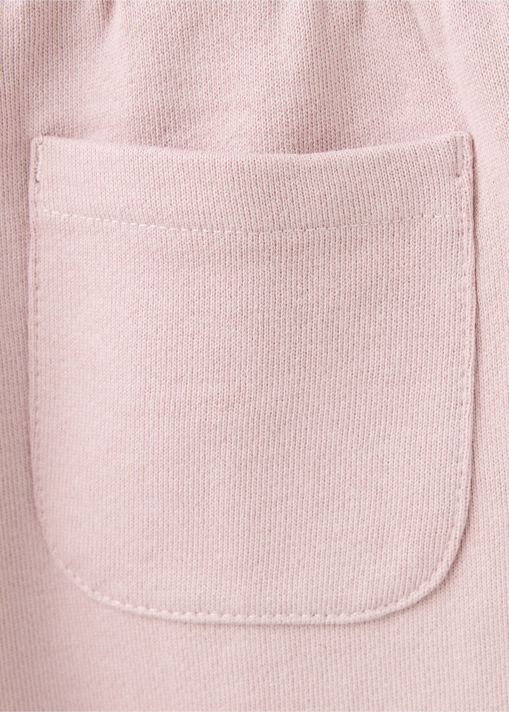Jogger trousers with stitch detail - Details of the article 0, Pink. Ref: 37043313-00.