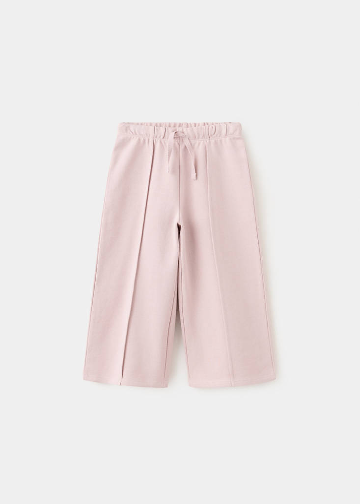 Jogger trousers with stitch detail — Pink