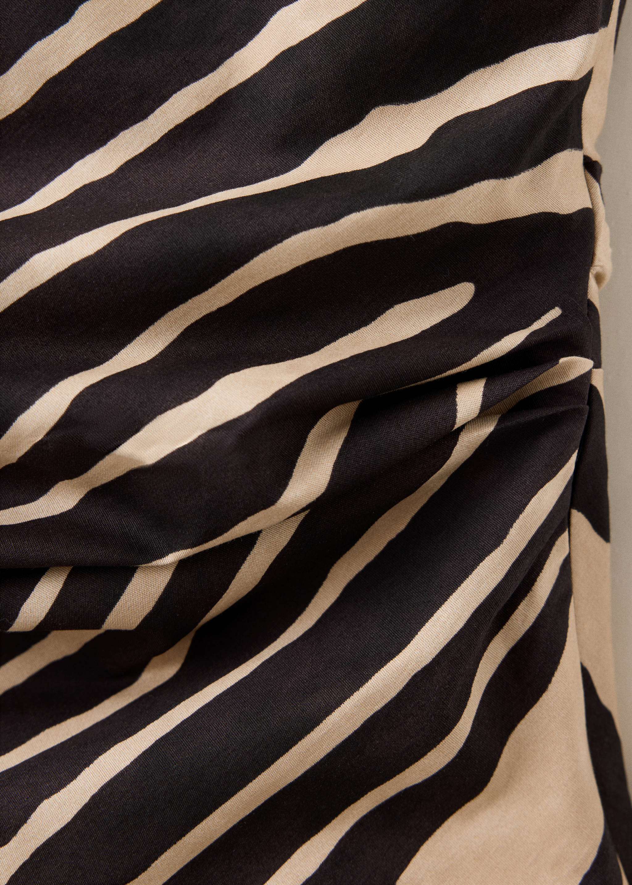 Draped cotton top - Details of the article 0