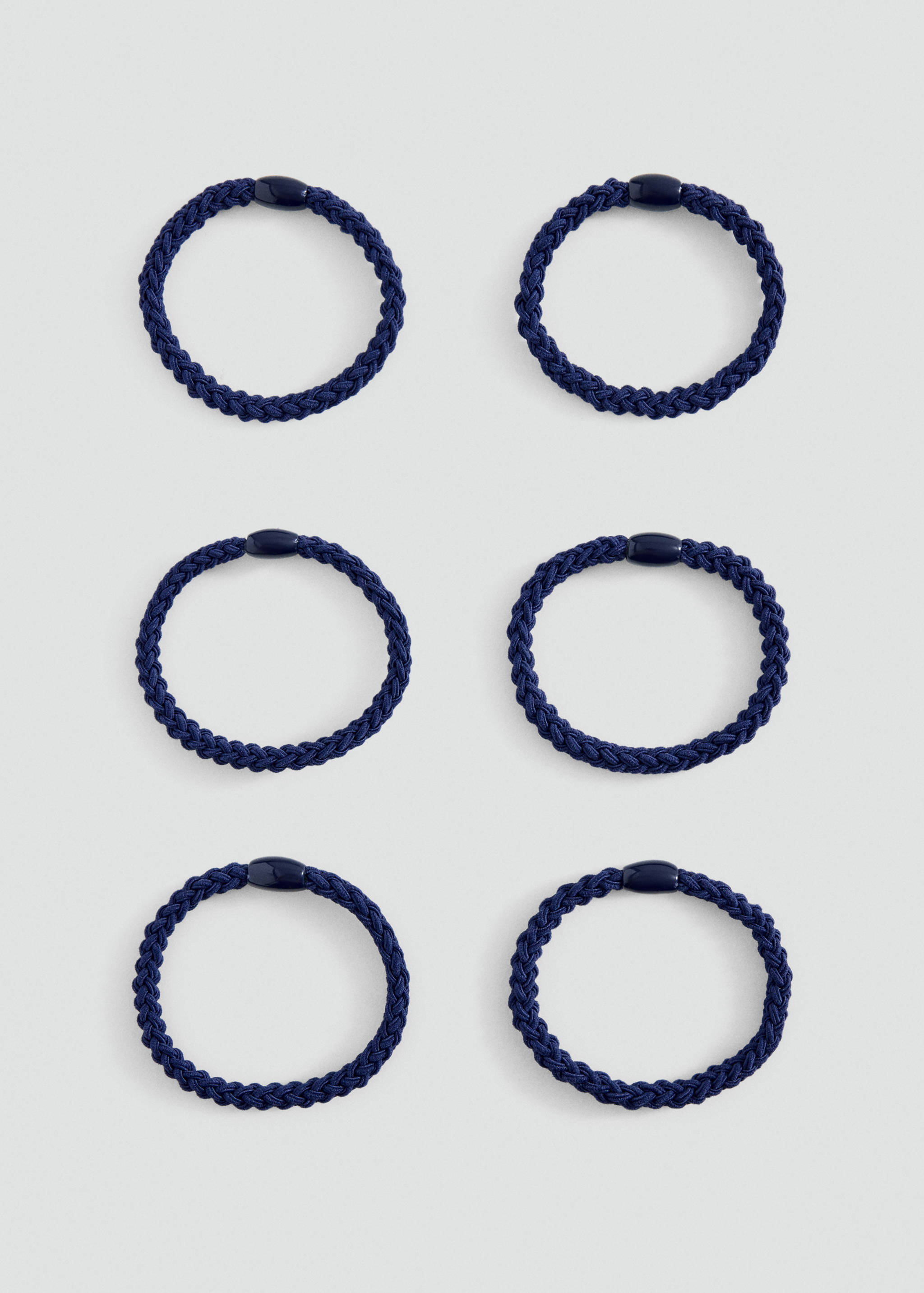 Pack 6 hair ties - Medium plane