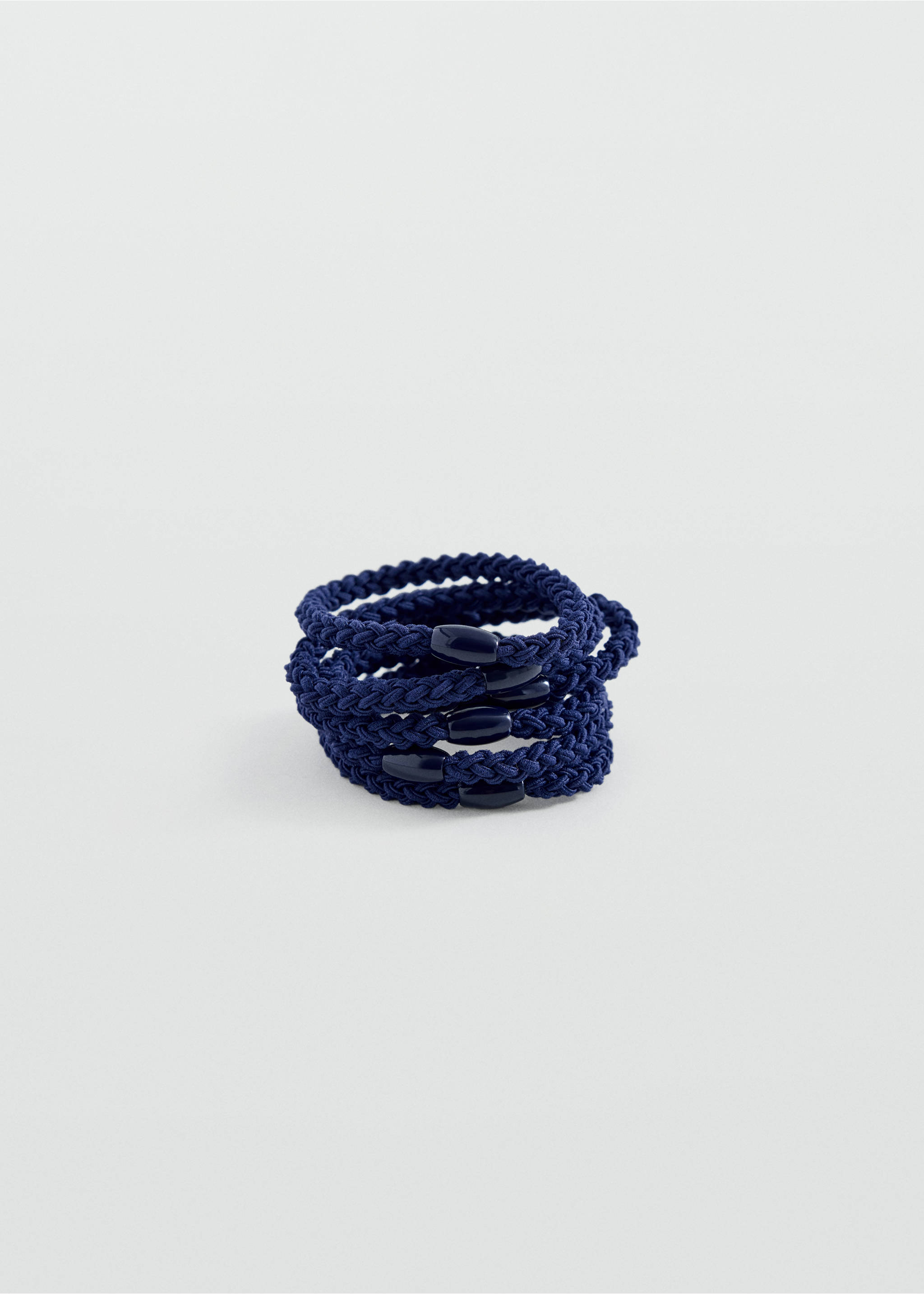 Pack 6 hair ties - Article without model, Navy. Ref: 37043323-00.