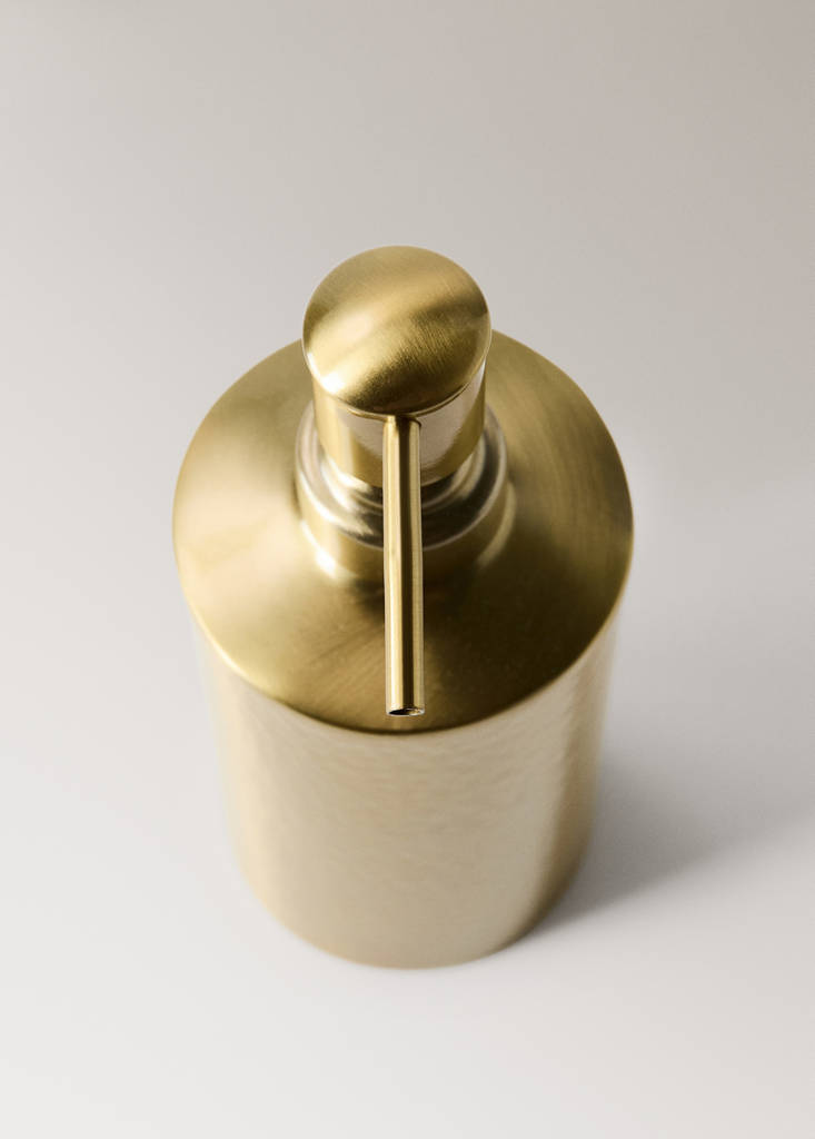 Stainless steel soap dispenser — Gold