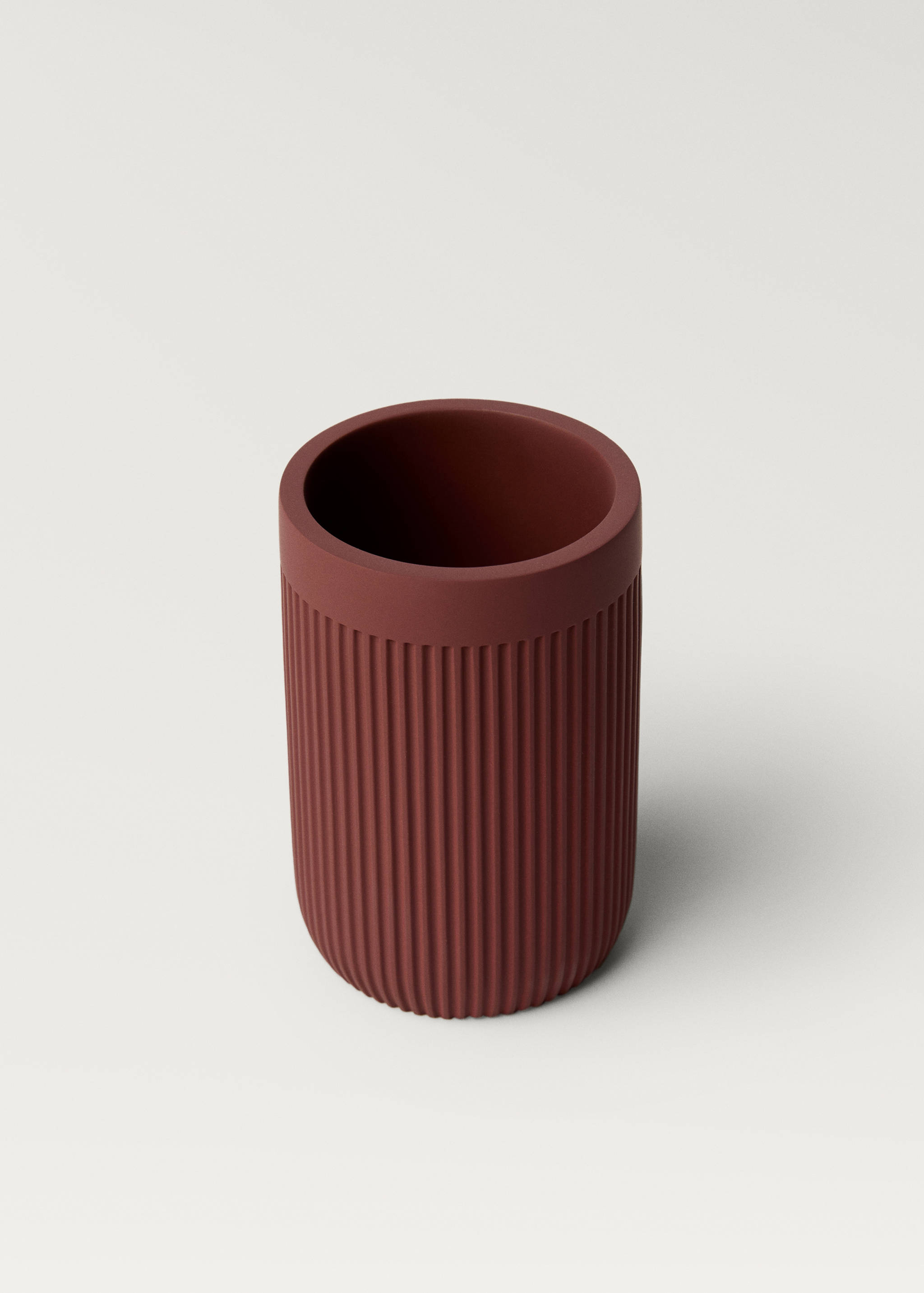 Striped resin toothbrush tumbler - Details of the article 2