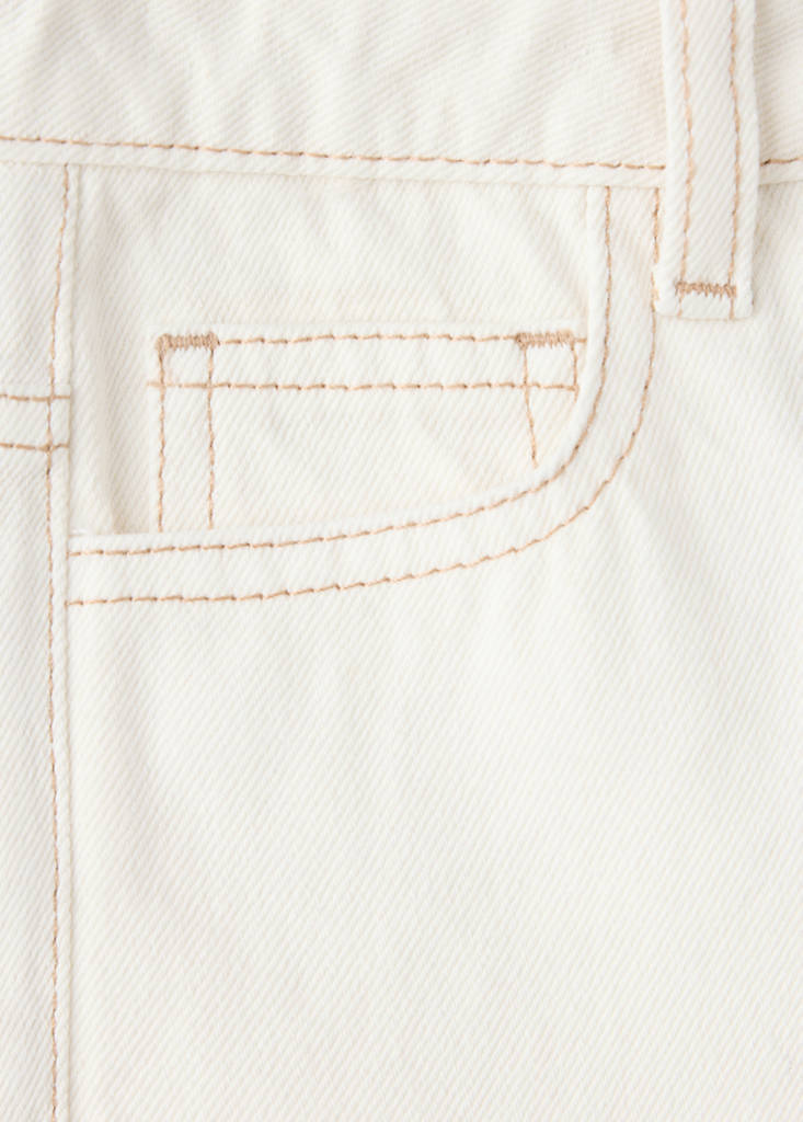 Regular fit jeans with rolled-up hem — Off White