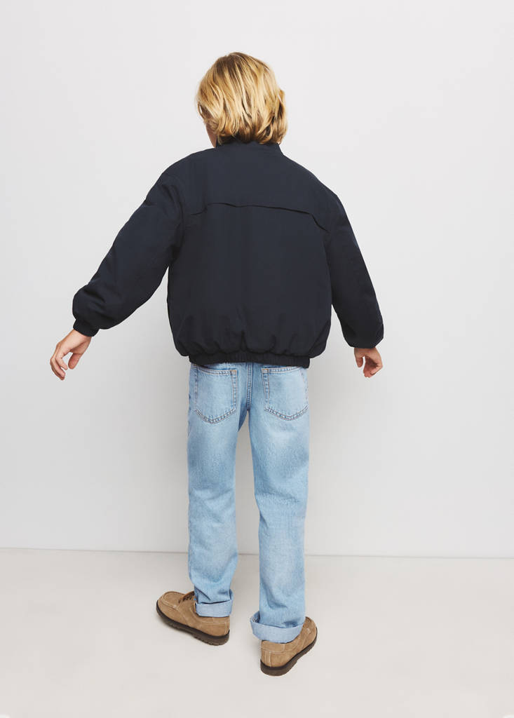 Regular fit jeans with rolled-up hem — Light Blue