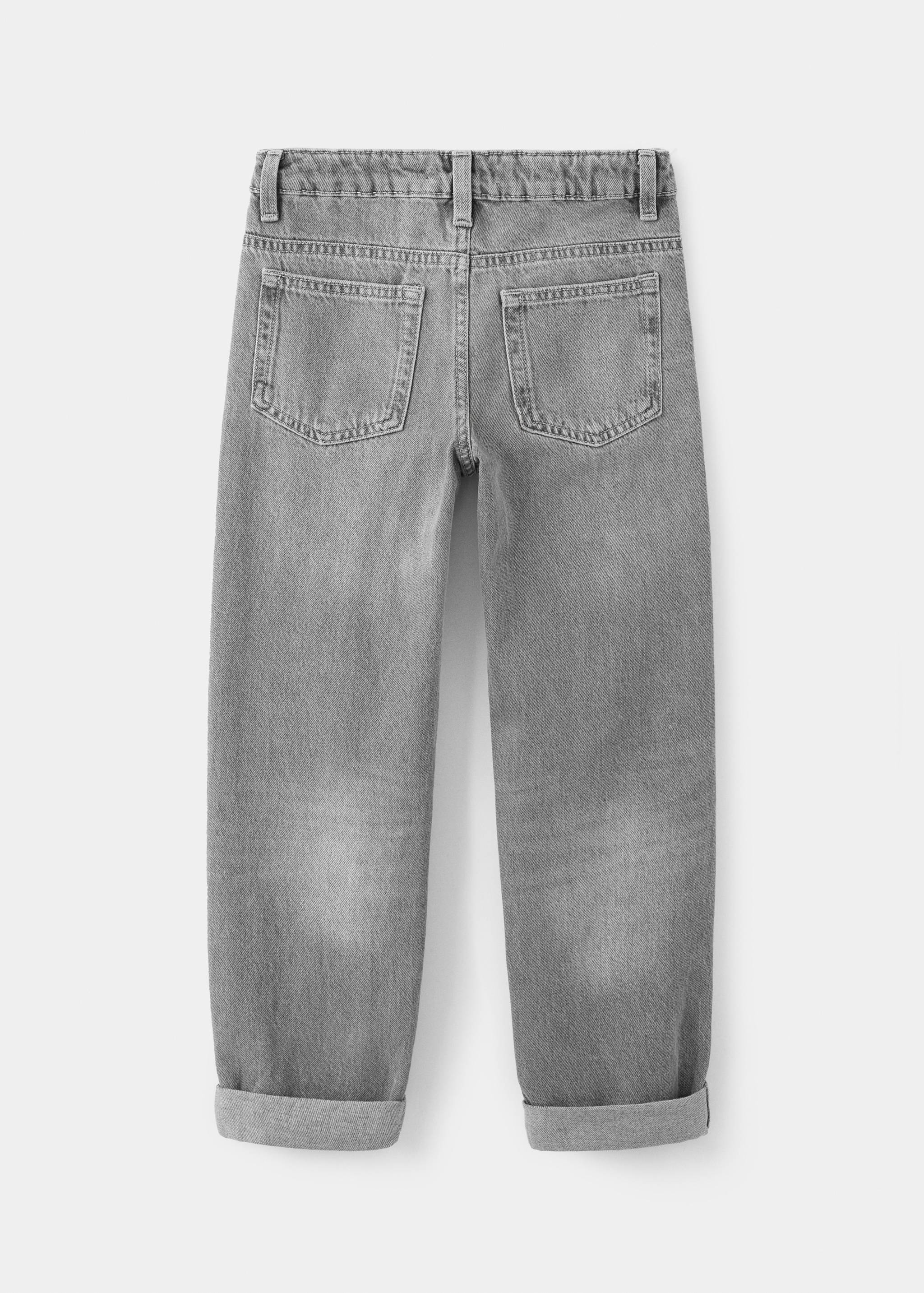 Regular Fit Jeans mit umgeschlagenem Saum - Rückseite des Artikels