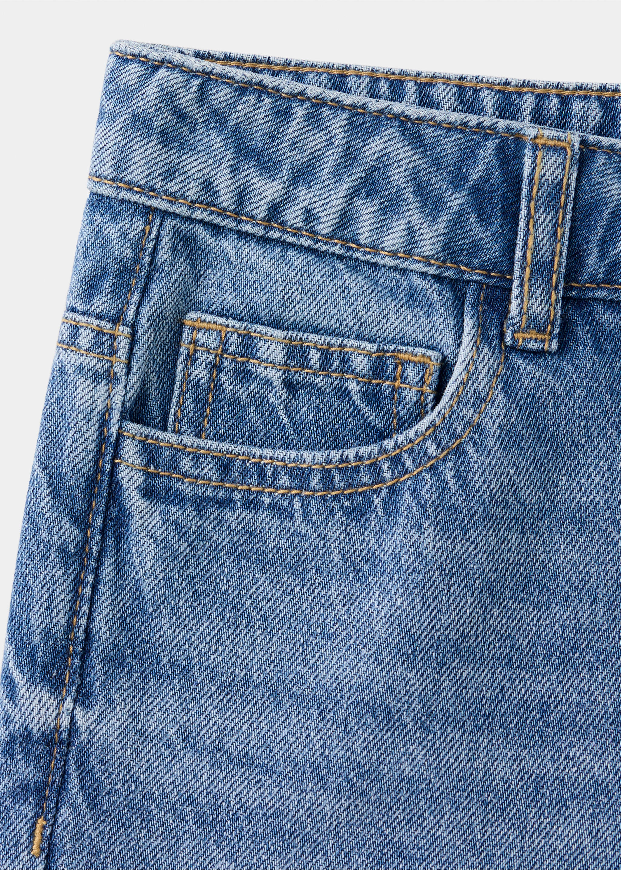 Jeans regular - Деталь изделия 0, Синий средний. Ref: 37043864-00.