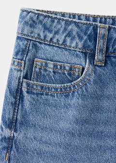 Regular fit jeans with rolled-up hem — Medium Blue 5