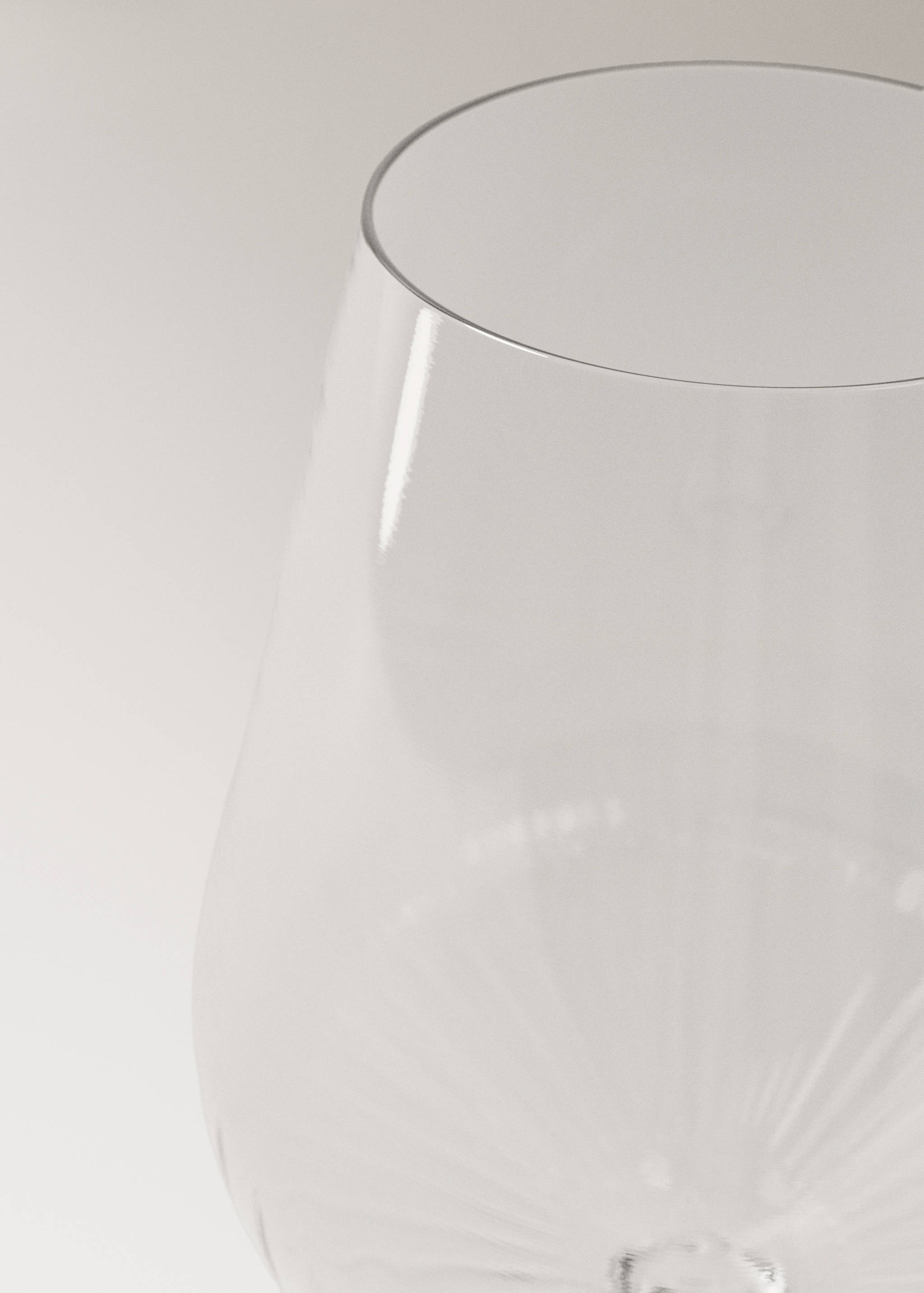 Embossed glass goblet - Details of the article 1