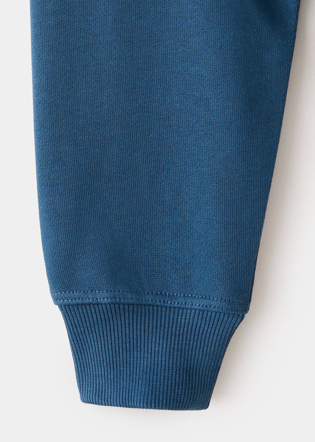 100% cotton sweatshirt with phrase — Blue