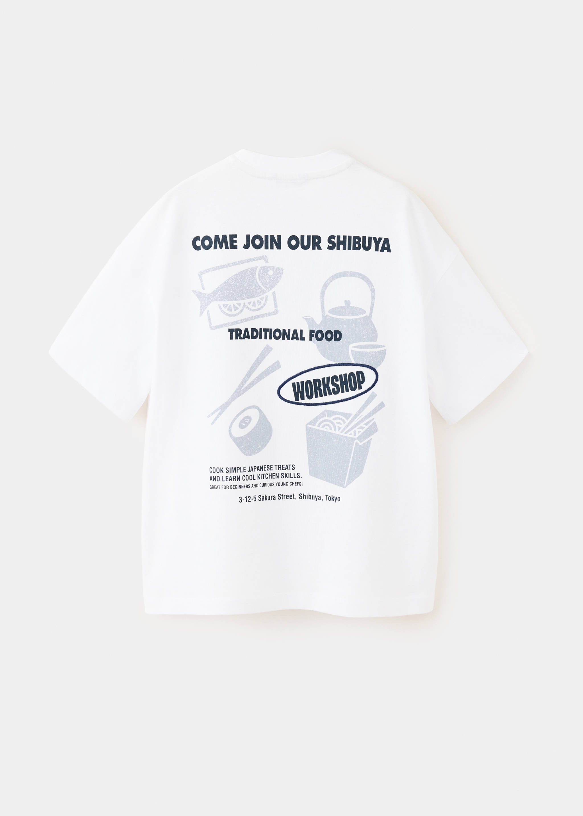 T-shirt 100 % coton à motifs - Verso de l’article