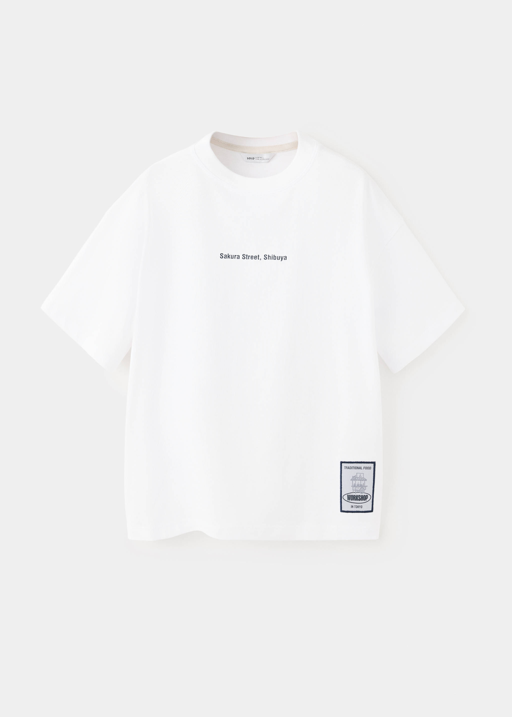 T-shirt 100 % coton à motifs - Article sans modèle