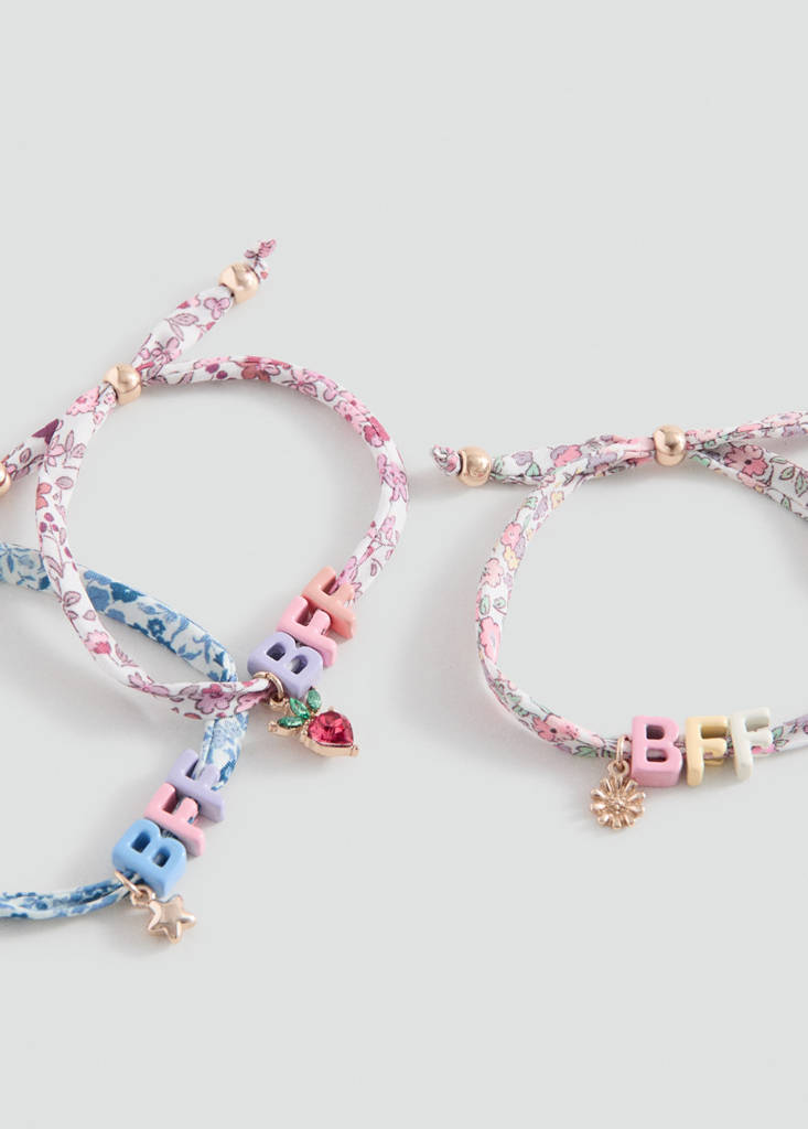 Pack 3 bracelets best friends — Pink