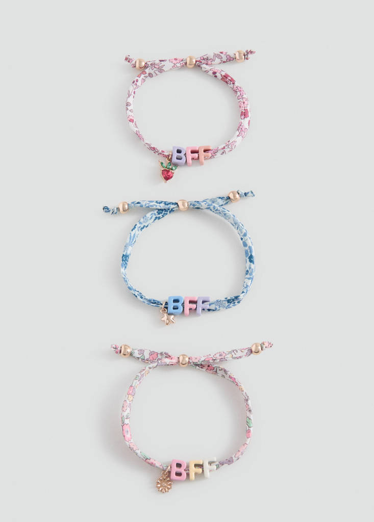 Pack 3 bracelets best friends — Pink