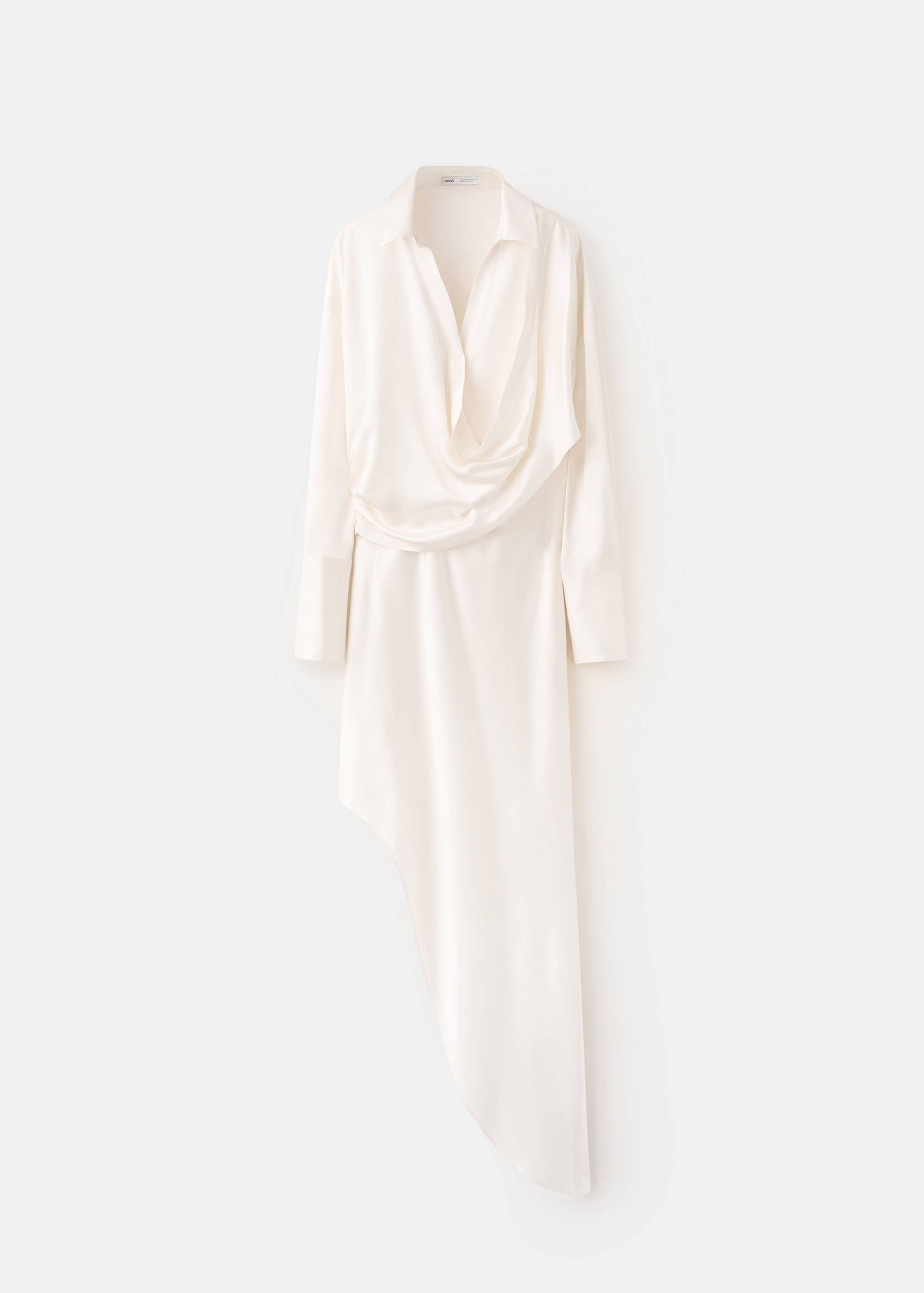 Robe chemisier asymétrique - Article sans modèle