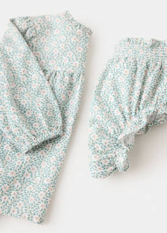 100% cotton printed romper — Off White 5